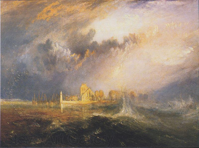 Joseph Mallord William Turner Quillebeuf, Mouth of the Seine